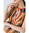 Многоцветна дамска блуза Angela-3 снимка