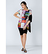 Многоцветна дамска асиметрична блуза Foresta-4 снимка