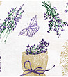 Многоцветна покривка с памук Lavender 120х136 см-1 снимка