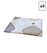 Комплект от 4 бр. текстилни салфетки в сиво Rainbow 35х45 см-0 снимка