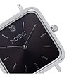 Черен дамски часовник със сребрист корпус Amanda-1 снимка