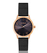 Черен дамски часовник с розовозлатист корпус Chloe Dream-0 снимка