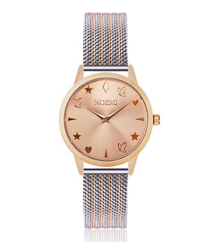Дамски часовник в розовозлатисто и сребристо Chloe Dream снимка