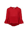 Червена дамска блуза Ivana-1 снимка