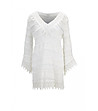 Ефектна дамска бяла блуза с памук Florance-1 снимка