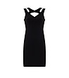 Елегантна черна рокля Arlisa-4 снимка