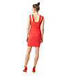 Елегантна червена рокля Arlisa-1 снимка