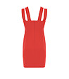 Елегантна червена рокля Arlisa-4 снимка