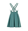Къса рокля в зелен нюанс Hortensia-4 снимка