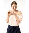 Бледорозова ефектна дамска блуза Iness-2 снимка