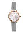 Розовозлатист дамски часовник със сребриста верижка Tiffany-0 снимка