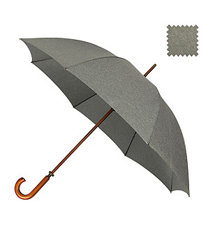 Луксозен чадър за голф в бежов меланж снимка