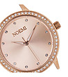 Дамски розовозлатист часовник със сребриста верижка Tiffany-1 снимка