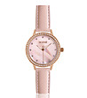 Дамски розовозлатист дамски часовник с каишка в розово Tiffany-0 снимка