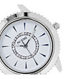 Дамски часовник в сребристо със сива кожена каишка Olivia Mini-1 снимка