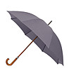 Луксозен сив чадър за голф-0 снимка