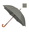 Луксозен чадър за голф в бежов меланж-0 снимка