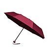 Сгъваем автоматичен чадър в цвят бургунд-0 снимка
