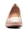 Дамски кожени обувки в розов нюанс Cosmo за широко стъпало-3 снимка