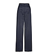 Тъмносин дамски панталон с памук Rita за ръст 160-175 см-1 снимка
