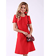 Елегантна червена рокля Bernice-2 снимка