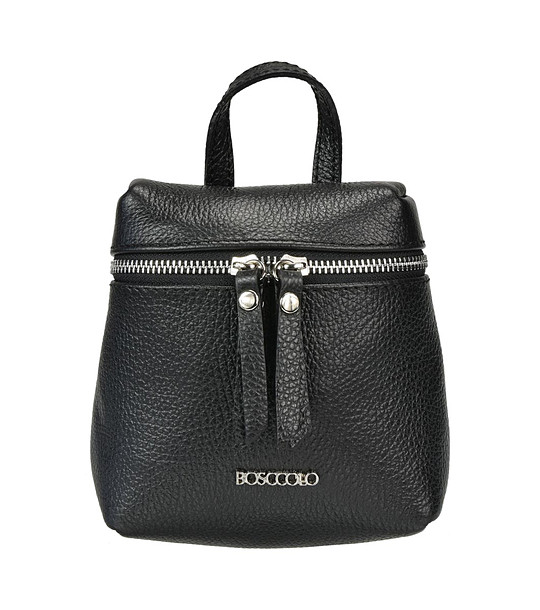 Черна мини дамска чанта от естествена кожа Celine снимка