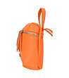 Мини оранжева дамска кожена чанта Dina-3 снимка