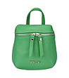 Малка зелена дамска кожена чанта Dina-0 снимка