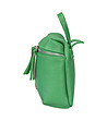 Мини зелена дамска кожена чанта Dina-3 снимка