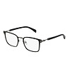 Черни мъжки метални рамки за очила-0 снимка