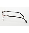 Черни мъжки метални рамки за очила -2 снимка