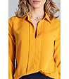 Дамска блуза Abbie в цвят горчица-3 снимка