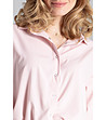 Розова дамска риза с връзки Alene-3 снимка