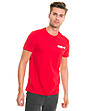 Червена памучна мъжка тениска Frens -0 снимка