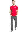 Червена памучна мъжка тениска Frens -2 снимка