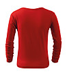 Червена детска памучна блуза Jelly-1 снимка