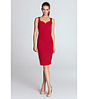 Елегантна рокля в червен нюанс Abbie -0 снимка