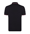 Черна мъжка памучна блуза с контрастни кантове Ned-1 снимка