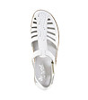 Бели летни дамски кожени обувки Edvin-1 снимка