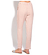 Дълъг дамски ленен панталон в розов нюанс Eileen-1 снимка