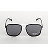 Unisex черни слънчеви очила Pattos-2 снимка