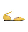 Жълти дамски велурени обувки Nely-0 снимка