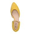 Жълти дамски велурени обувки Nely-1 снимка