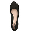 Велурени черни дамски обувки Diana-1 снимка