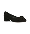 Велурени черни дамски обувки Diana-2 снимка