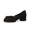 Велурени черни дамски обувки Diana-3 снимка