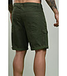 Памучен мъжки къс панталон Arnold в зелен нюанс-3 снимка