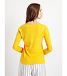 Жълта дамска блуза Aria-1 снимка