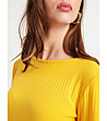 Жълта дамска блуза Aria-4 снимка