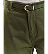 Дамски памучен панталон в зелено Neriza-3 снимка